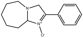 5,6,7,8,9,9a-Hexahydro-2-phenyl-3H-imidazo[1,2-a]azepine 1-oxide 구조식 이미지