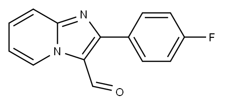 2-(4-FLUORO-PHENYL)-IMIDAZO[1,2-A]PYRIDINE-3-CARBALDEHYDE Structure