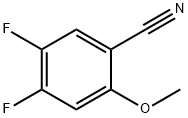4,5-DIFLUORO-2-METHOXYBENZONITRILE 구조식 이미지