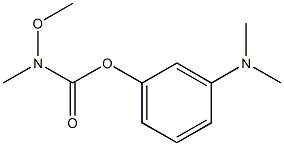 N-Methoxy-N-methylcarbamic acid 3-(dimethylamino)phenyl ester Structure