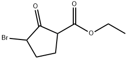 Ethyl 3-broMo-2-oxocyclopentanecarboxylate Structure