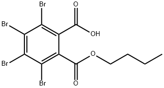 부틸수소테트라브로모프탈레이트 구조식 이미지