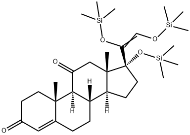 17,20,21-Tris[(trimethylsilyl)oxy]pregna-4,20-diene-3,11-dione Structure