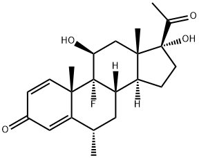 Fluorometholone Structure