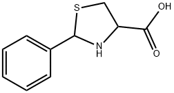 2-PHENYL-1,3-THIAZOLANE-4-CARBOXYLIC ACID Structure