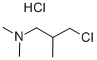 3-Dimethylamino-2-methylpropyl chloride hydrochloride Structure