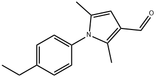 1H-Pyrrole-3-carboxaldehyde,1-(4-ethylphenyl)-2,5-dimethyl-(9CI) Structure