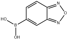 BENZO[C][1,2,5]OXADIAZOLE-5-BORONIC ACID 구조식 이미지