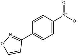 3-(4-니트로페닐)이속사졸 구조식 이미지