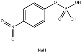 P-니트로페닐 인산, 디나트륨 염, 헥사수화물 구조식 이미지