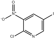 2-Chloro-5-iodo-3-nitropyridine 구조식 이미지