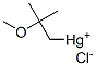 (2-Methoxy-2-methylpropyl)mercury(II) chloride Structure