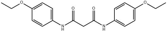 N,N''-BIS-(4-ETHOXY-PHENYL)-MALONAMIDE Structure