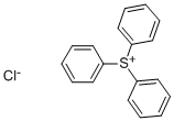 Triphenylsulfonium chloride 구조식 이미지