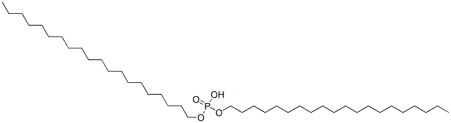 Phosphoric acid hydrogen diicosyl ester Structure