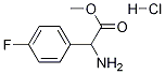 메틸2-아미노-2-(4-플루오로페닐)아세테이트염산염 구조식 이미지