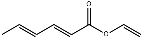 SORBIC ACID VINYL ESTER Structure