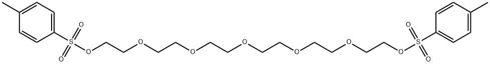 Hexaethylene glycol  di(p-toluenesulfonate) Structure