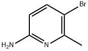 2-Amino-5-bromo-6-methylpyridine 구조식 이미지