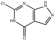 6-Chloro-1H-pyrazolo[3,4-d]pyrimidin-4(7H)-one 구조식 이미지