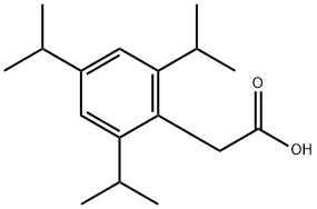 2,4,6-Triisopropylphenylacetic acid Structure