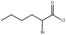 2-Bromohexanoylchloride 구조식 이미지