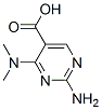 5-Pyrimidinecarboxylic acid, 2-amino-4-(dimethylamino)- (9CI) Structure