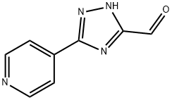 5-(4-Pyridinyl)-1H-1,2,4-triazole-3-carbaldehyde Structure