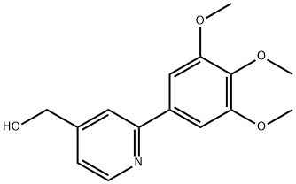 (2-(3,4,5-TRIMETHOXYPHENYL)PYRIDIN-4-YL)METHANOL Structure