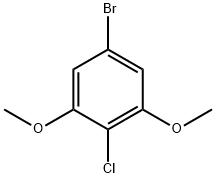 5-BROMO-2-CHLORO-1,3-DIMETHOXYBENZENE 구조식 이미지