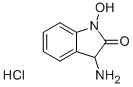 3-아미노-1-하이드록시인돌린-2-온염화물 구조식 이미지
