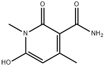 6_hydroxy-1,4-dimethyl-2-oxo-1,2-dihydropyridine-3-carboxamide 구조식 이미지