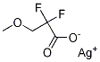 2,2-Difluoro-3-Methoxy-propionic acid silver salt Structure