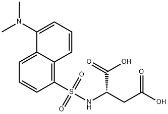 DANSYL-DL-ASPARTIC ACID DI(CYCLOHEXYLAMMONIUM) SALT Structure