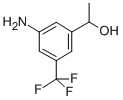 3-Amino-alpha-methyl-5-(trifluoromethyl)benzenemethanol Structure