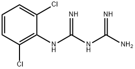 1-(2,6-DICHLOROPHENYL)BIGUANIDE HYDROCHLORIDE 구조식 이미지