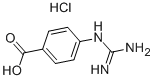 4-Guanidinobenzoic acid hydrochloride Structure
