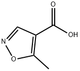 5-Methyl-4-isoxazolecarboxylic acid 구조식 이미지