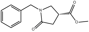 (R)-1-BENZYL-5-OXO-PYRROLIDINE-3-CARBOXYLIC ACID METHYL ESTER
 Structure