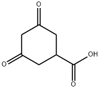 3,5-Dioxocyclohexanecarboxylic acid 구조식 이미지