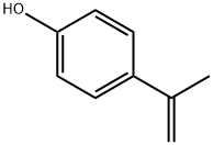 4-Isopropenylphenol 구조식 이미지