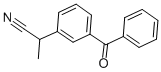 2-(3-Benzoylphenyl)propionitrile 구조식 이미지