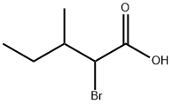 2-브로모-3-메틸발레리산 구조식 이미지