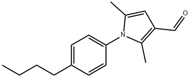 1-(4-BUTYLPHENYL)-2,5-DIMETHYL-1H-PYRROLE-3-CARBALDEHYDE Structure