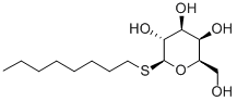 N-옥틸-베타-D-티오갈락토피라노사이드 구조식 이미지