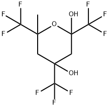 6-METHYL-2,4,6-TRIS(TRIFLUOROMETHYL)TETRAHYDROPYRAN-2,4-DIOL Structure