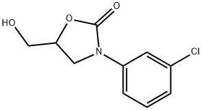 3-(m-Chlorophenyl)-5-(hydroxymethyl)oxazolidin-2-one Structure