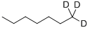 N-HEPTANE-1,1,1-D3 Structure