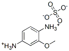 2-methoxybenzene-1,4-diammonium sulphate  Structure