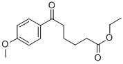 ETHYL 6-(4-METHOXYPHENYL)-6-OXOHEXANOATE 구조식 이미지
